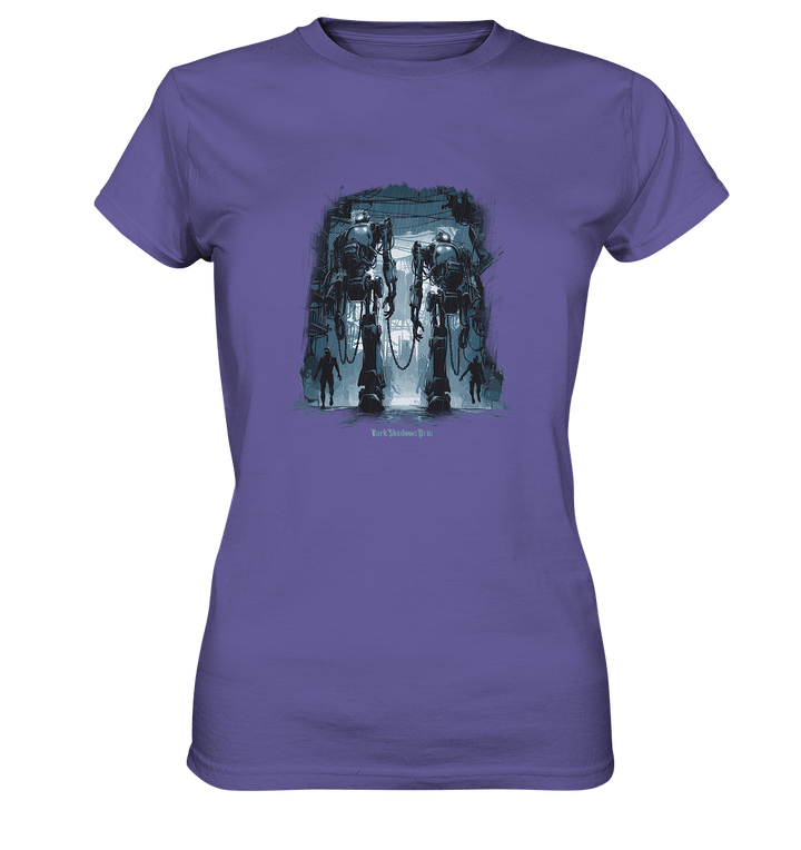 Rise of the Machine Lords - Cyberpunk & Dystopische Macht - Ladies Premium Shirt | Lady - Shirts | Dark Shadows Arts