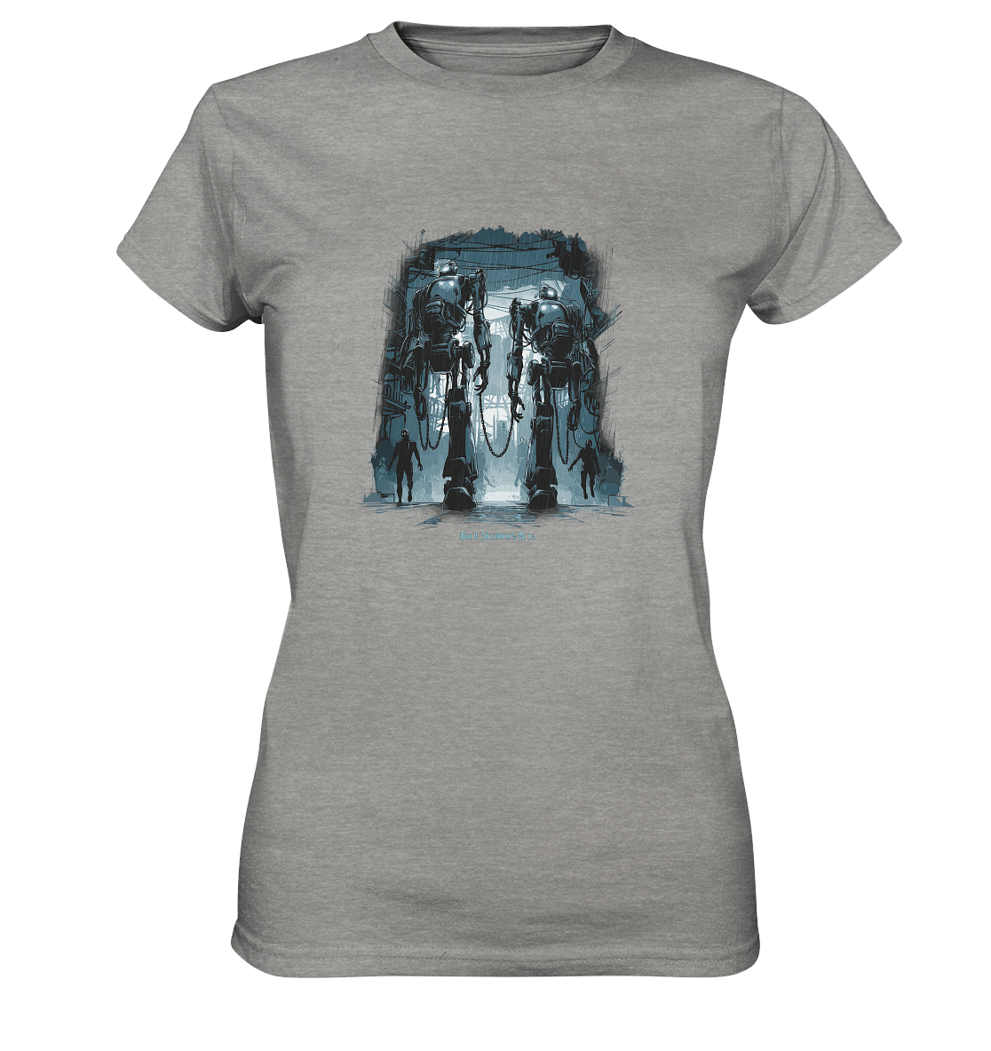 Rise of the Machine Lords - Cyberpunk & Dystopische Macht - Ladies Premium Shirt | Lady - Shirts | Dark Shadows Arts