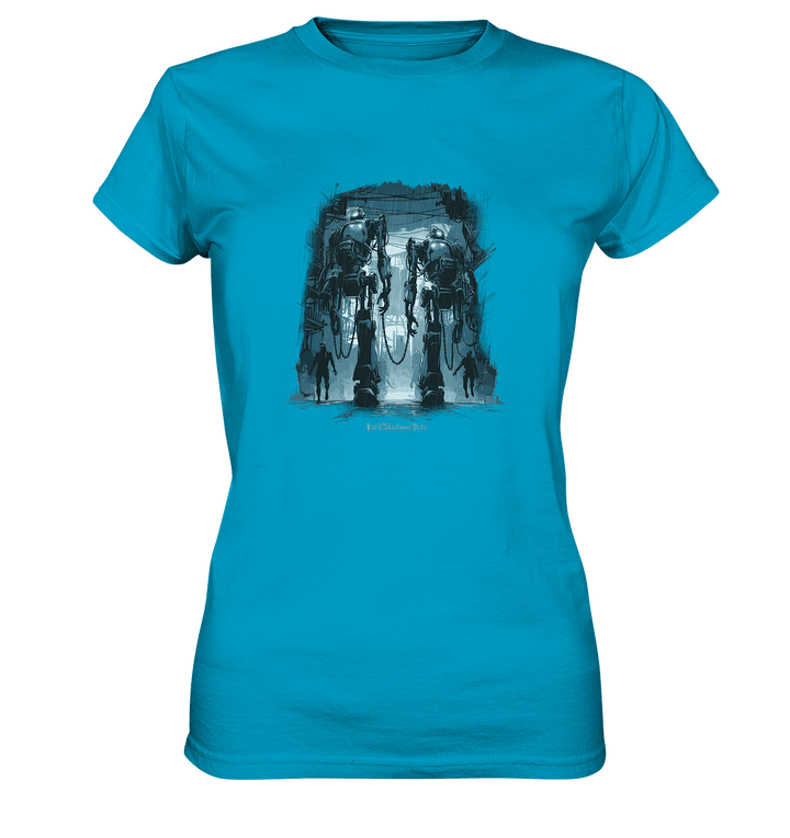 Rise of the Machine Lords - Cyberpunk & Dystopische Macht - Ladies Premium Shirt | Lady - Shirts | Dark Shadows Arts