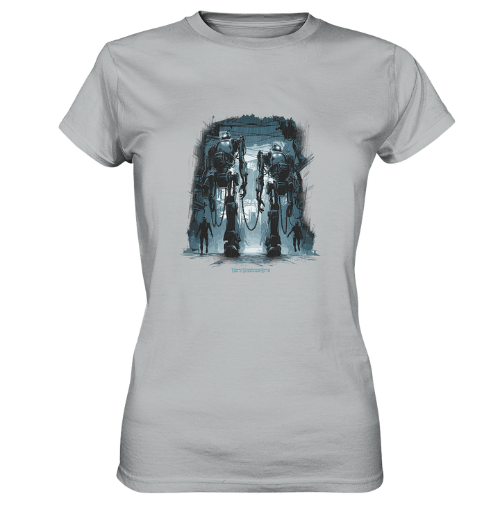 Rise of the Machine Lords - Cyberpunk & Dystopische Macht - Ladies Premium Shirt | Lady - Shirts | Dark Shadows Arts
