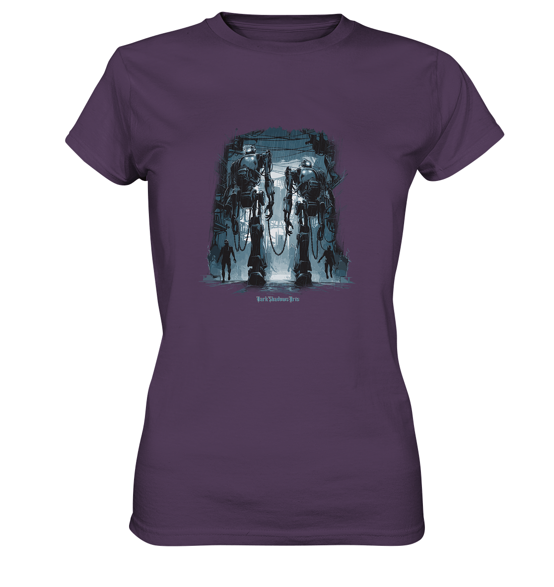 Rise of the Machine Lords - Cyberpunk & Dystopische Macht - Ladies Premium Shirt | Lady - Shirts | Dark Shadows Arts