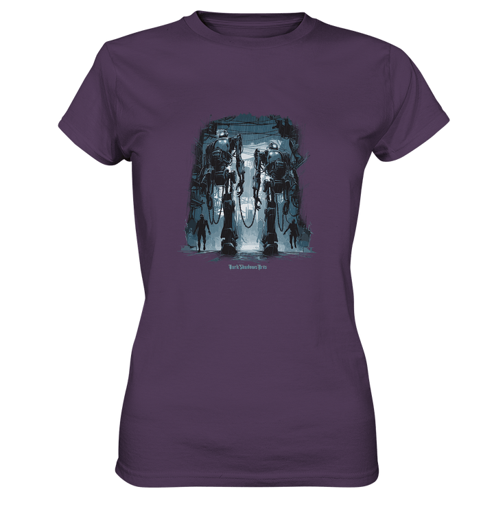 Rise of the Machine Lords - Cyberpunk & Dystopische Macht - Ladies Premium Shirt | Lady - Shirts | Dark Shadows Arts
