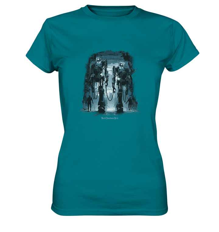 Rise of the Machine Lords - Cyberpunk & Dystopische Macht - Ladies Premium Shirt | Lady - Shirts | Dark Shadows Arts