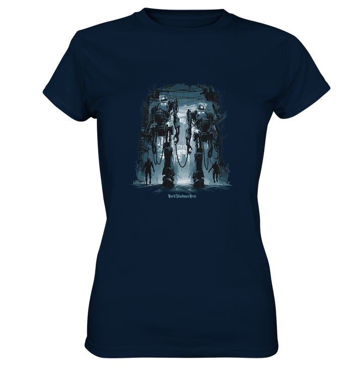 Rise of the Machine Lords - Cyberpunk & Dystopische Macht - Ladies Premium Shirt | Lady - Shirts | Dark Shadows Arts