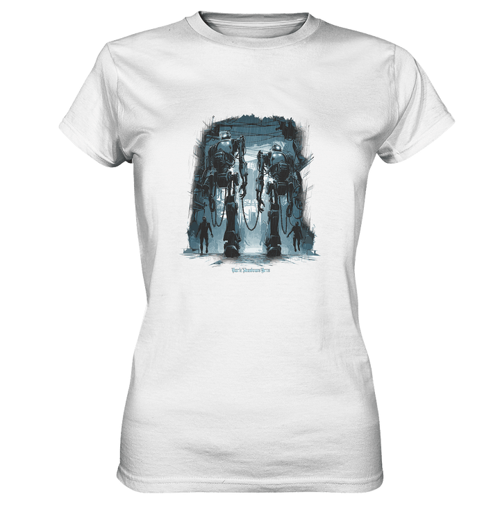 Rise of the Machine Lords - Cyberpunk & Dystopische Macht - Ladies Premium Shirt | Lady - Shirts | Dark Shadows Arts