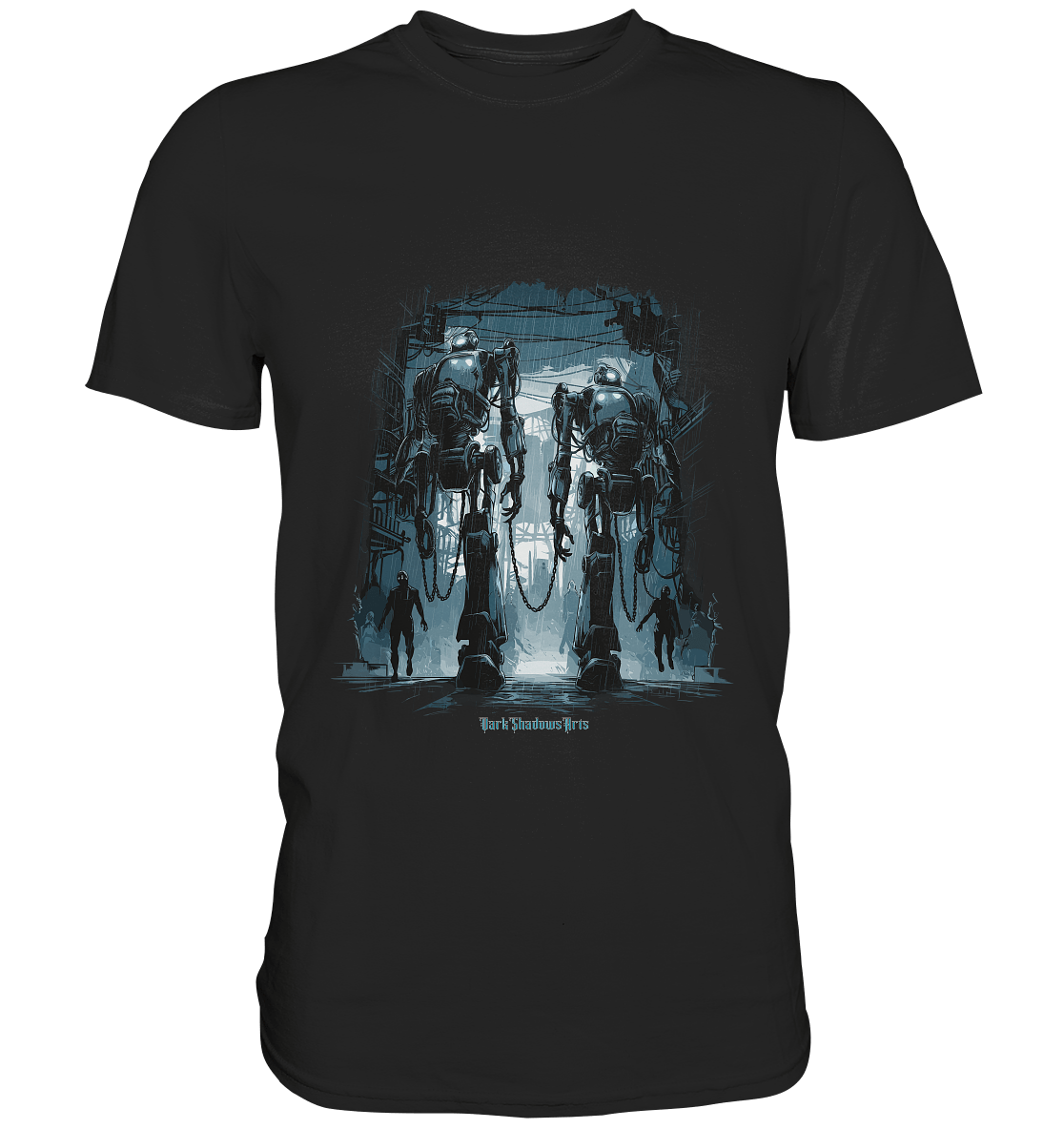 Rise of the Machine Lords - Cyberpunk & Dystopische Macht - Premium Shirt | Unisex - Shirts | Dark Shadows Arts