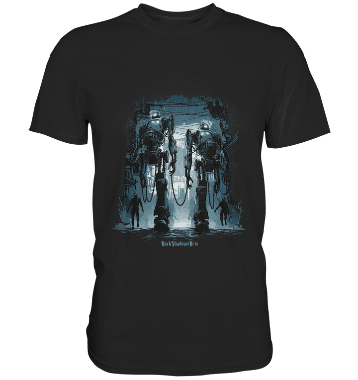 Rise of the Machine Lords - Cyberpunk & Dystopische Macht - Premium Shirt | Unisex - Shirts | Dark Shadows Arts