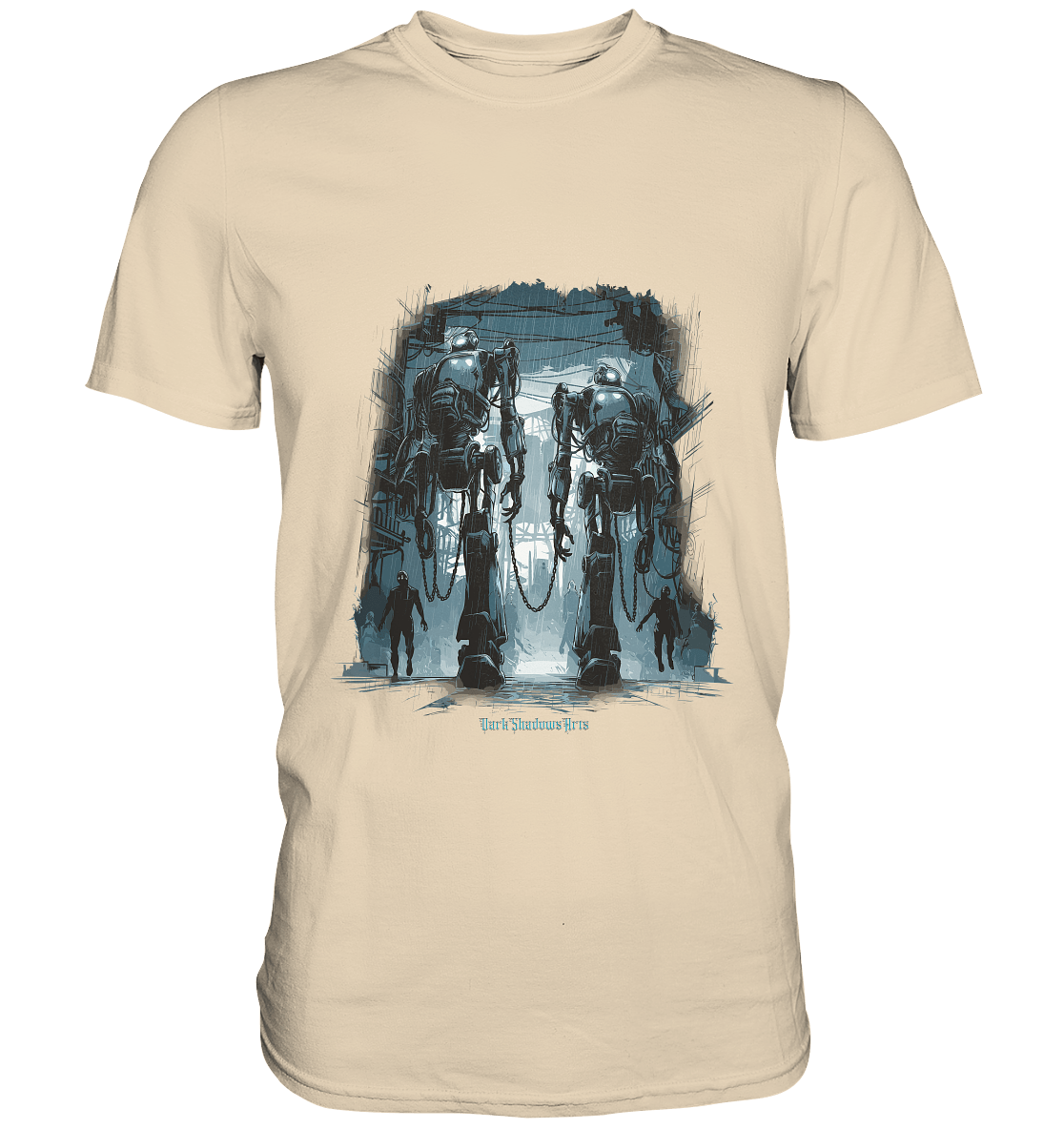 Rise of the Machine Lords - Cyberpunk & Dystopische Macht - Premium Shirt | Unisex - Shirts | Dark Shadows Arts