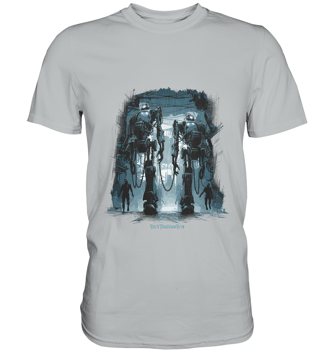 Rise of the Machine Lords - Cyberpunk & Dystopische Macht - Premium Shirt | Unisex - Shirts | Dark Shadows Arts