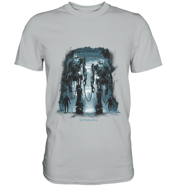 Rise of the Machine Lords - Cyberpunk & Dystopische Macht - Premium Shirt | Unisex - Shirts | Dark Shadows Arts