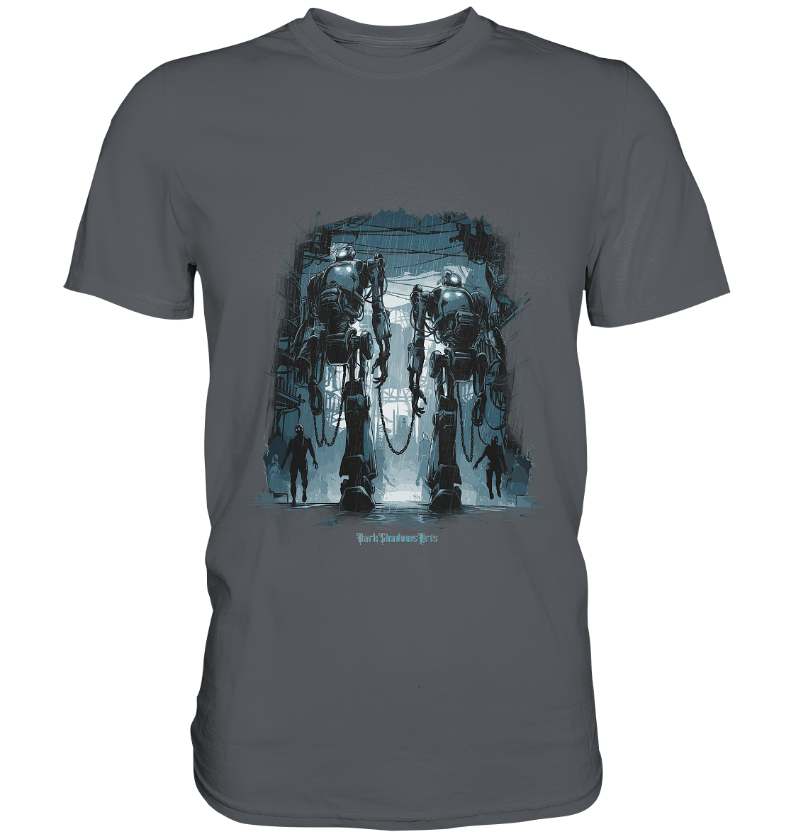 Rise of the Machine Lords - Cyberpunk & Dystopische Macht - Premium Shirt | Unisex - Shirts | Dark Shadows Arts