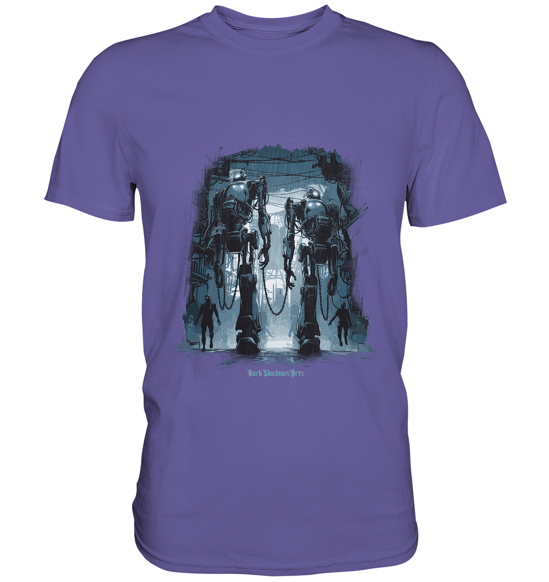 Rise of the Machine Lords - Cyberpunk & Dystopische Macht - Premium Shirt | Unisex - Shirts | Dark Shadows Arts
