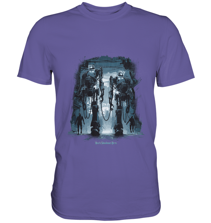 Rise of the Machine Lords - Cyberpunk & Dystopische Macht - Premium Shirt | Unisex - Shirts | Dark Shadows Arts