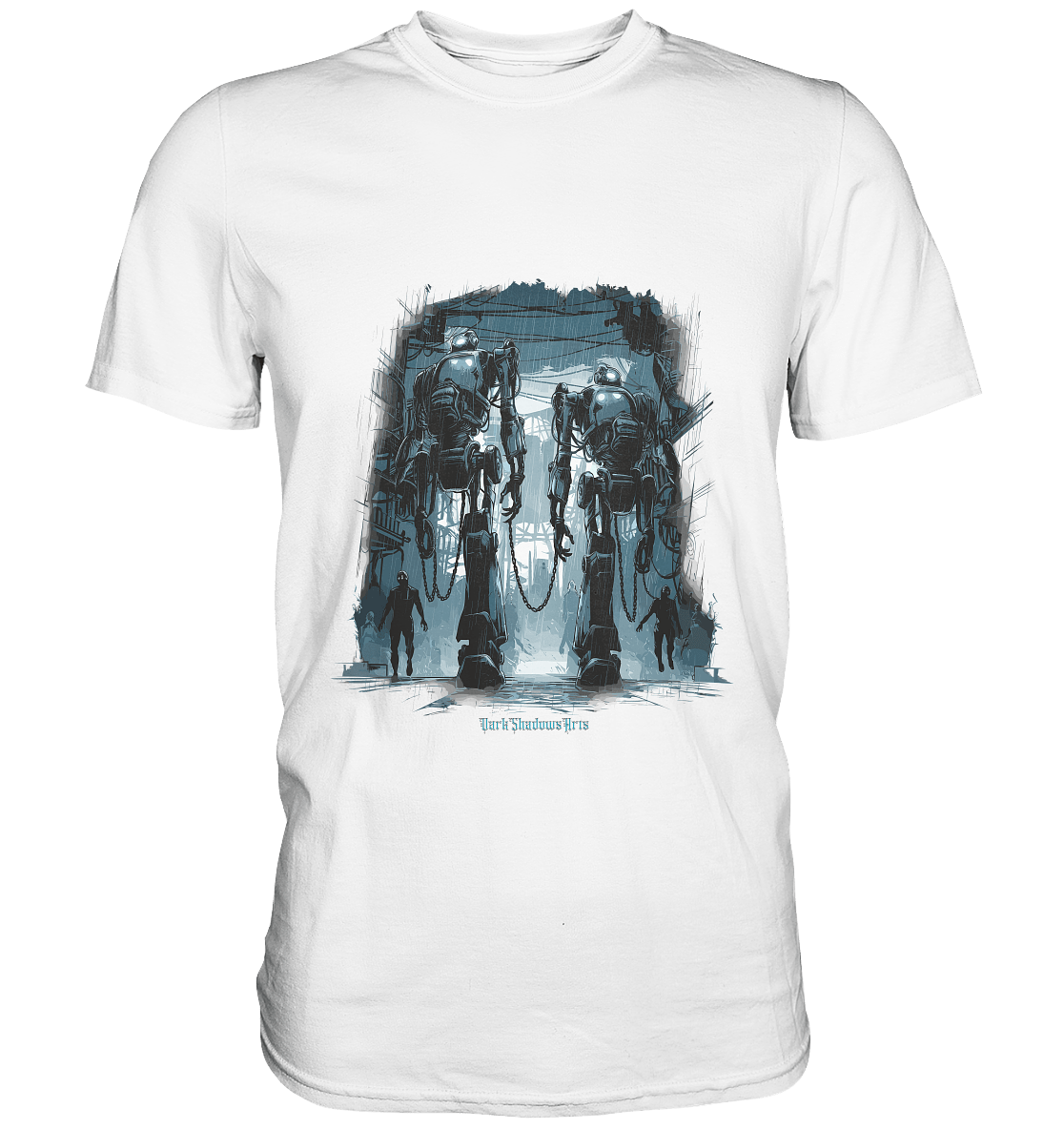 Rise of the Machine Lords - Cyberpunk & Dystopische Macht - Premium Shirt | Unisex - Shirts | Dark Shadows Arts