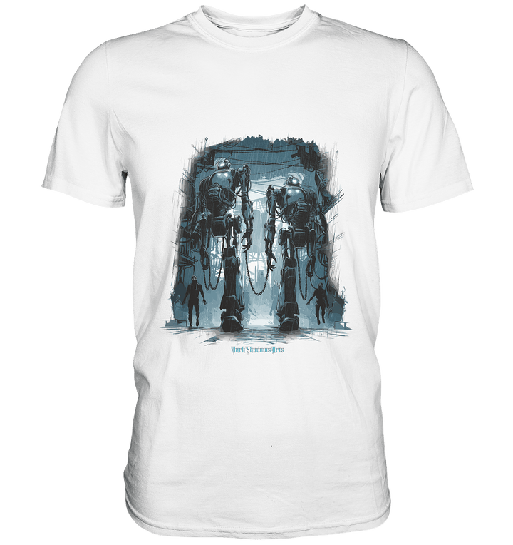 Rise of the Machine Lords - Cyberpunk & Dystopische Macht - Premium Shirt | Unisex - Shirts | Dark Shadows Arts