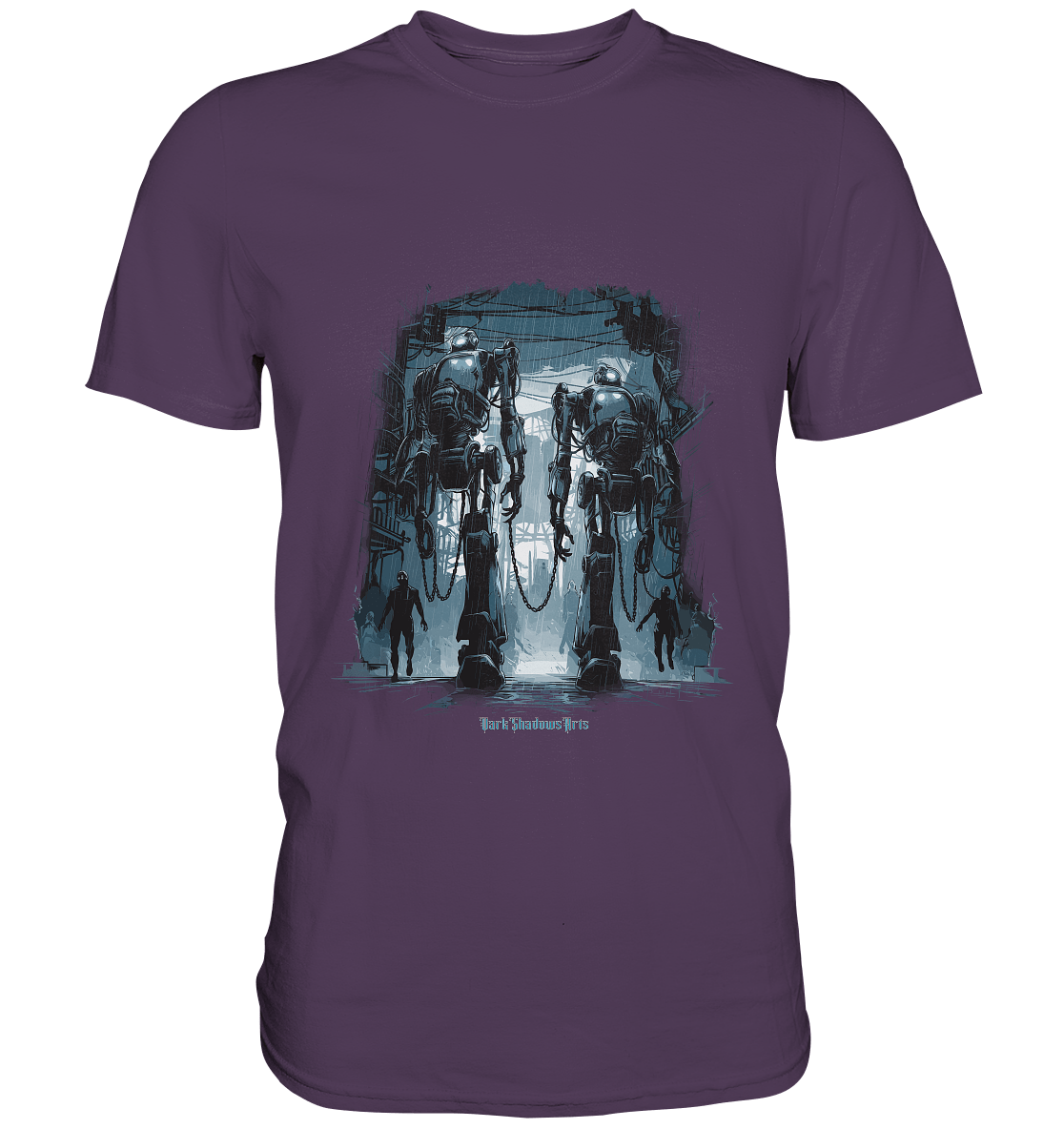 Rise of the Machine Lords - Cyberpunk & Dystopische Macht - Premium Shirt | Unisex - Shirts | Dark Shadows Arts