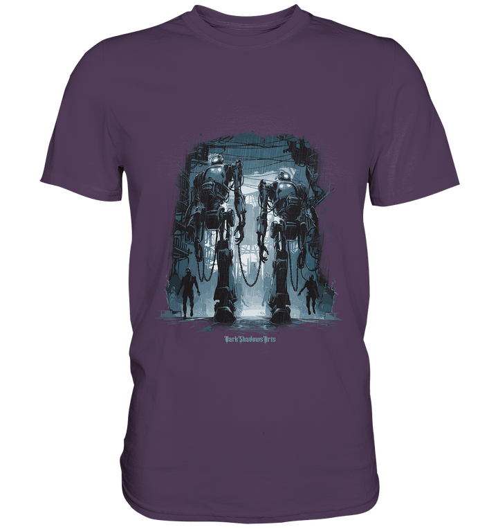 Rise of the Machine Lords - Cyberpunk & Dystopische Macht - Premium Shirt | Unisex - Shirts | Dark Shadows Arts
