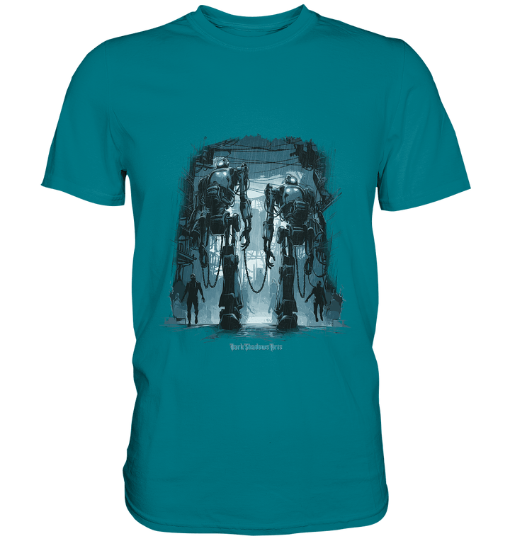 Rise of the Machine Lords - Cyberpunk & Dystopische Macht - Premium Shirt | Unisex - Shirts | Dark Shadows Arts