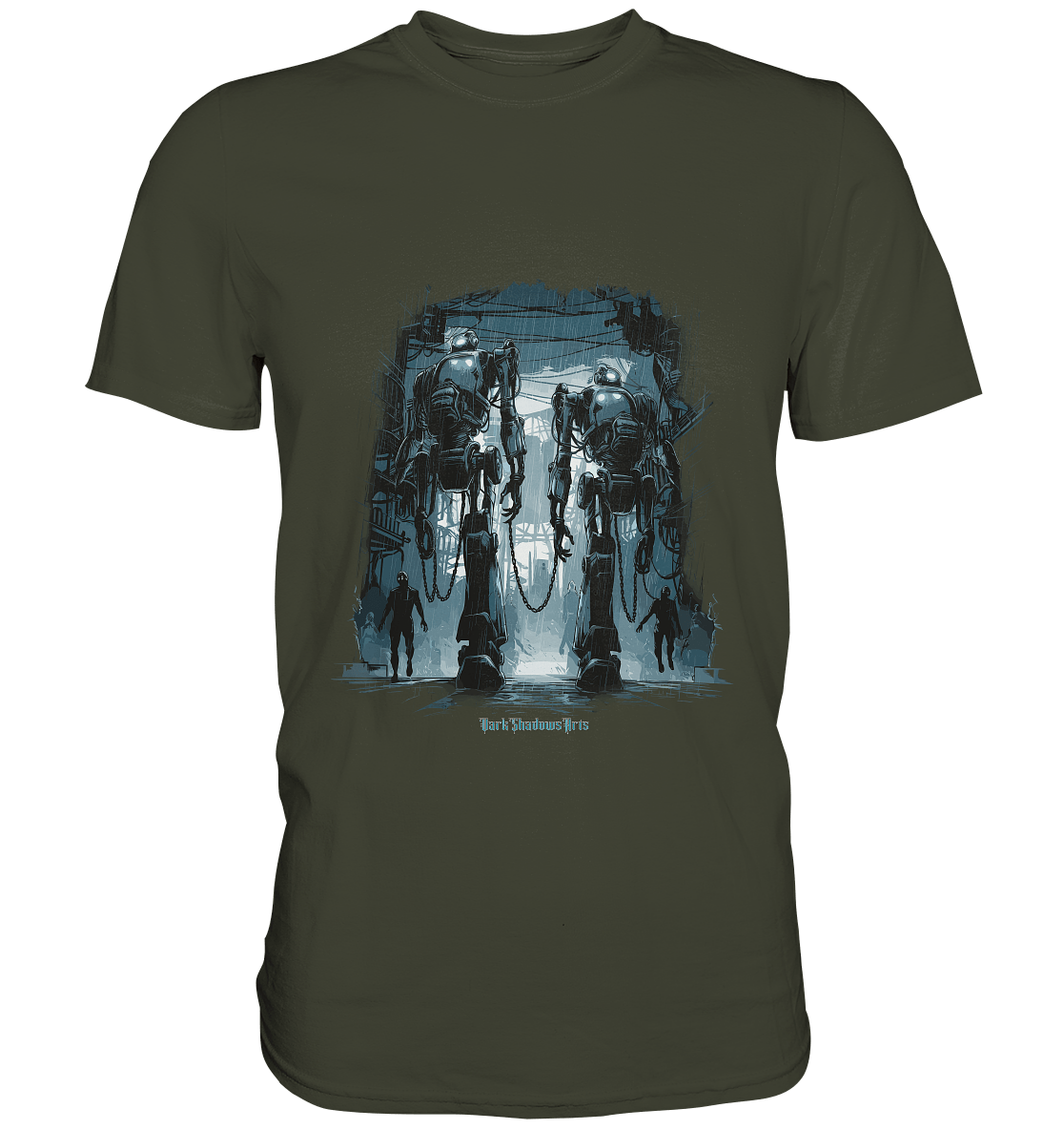 Rise of the Machine Lords - Cyberpunk & Dystopische Macht - Premium Shirt | Unisex - Shirts | Dark Shadows Arts