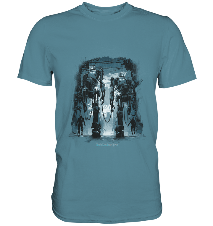 Rise of the Machine Lords - Cyberpunk & Dystopische Macht - Premium Shirt | Unisex - Shirts | Dark Shadows Arts