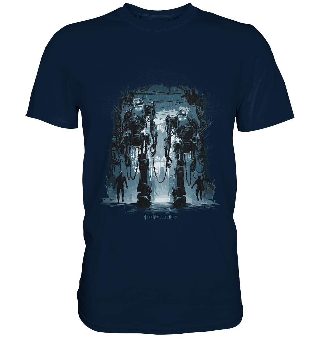 Rise of the Machine Lords - Cyberpunk & Dystopische Macht - Premium Shirt | Unisex - Shirts | Dark Shadows Arts