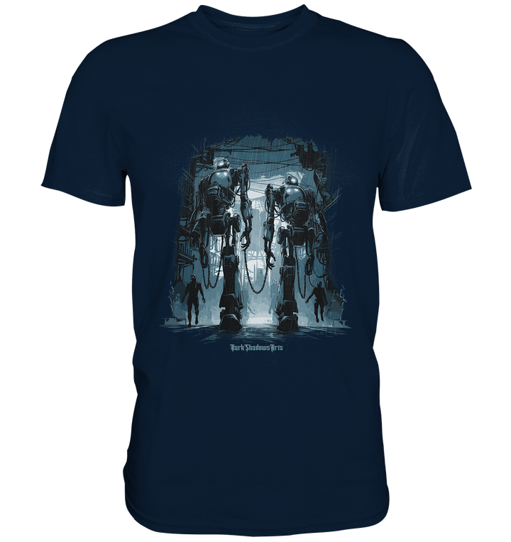 Rise of the Machine Lords - Cyberpunk & Dystopische Macht - Premium Shirt | Unisex - Shirts | Dark Shadows Arts