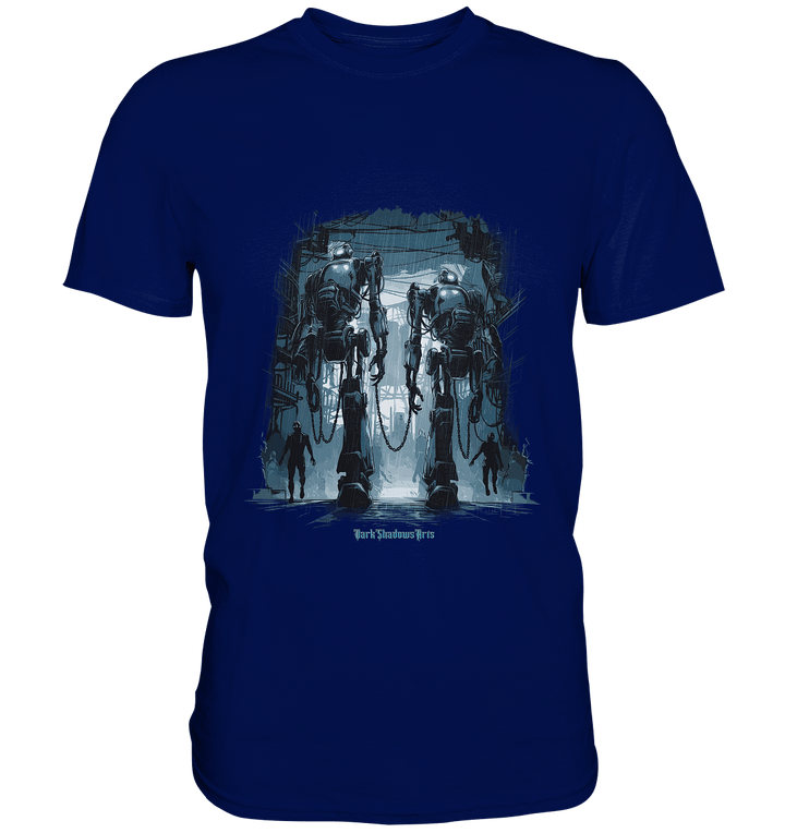 Rise of the Machine Lords - Cyberpunk & Dystopische Macht - Premium Shirt | Unisex - Shirts | Dark Shadows Arts