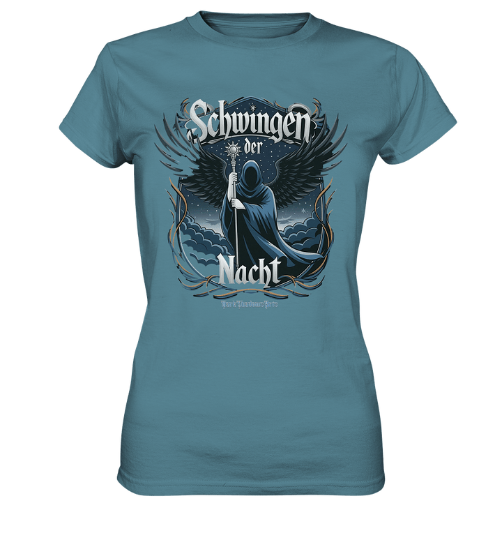 Schwingen der Nacht: Dunkle Eleganz und Mystik - Ladies Premium Shirt | Lady - Shirts | Dark Shadows Arts