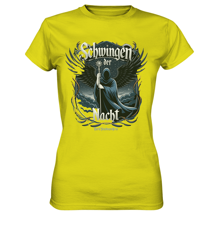 Schwingen der Nacht: Dunkle Eleganz und Mystik - Ladies Premium Shirt | Lady - Shirts | Dark Shadows Arts