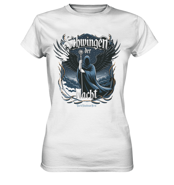 Schwingen der Nacht: Dunkle Eleganz und Mystik - Ladies Premium Shirt | Lady - Shirts | Dark Shadows Arts