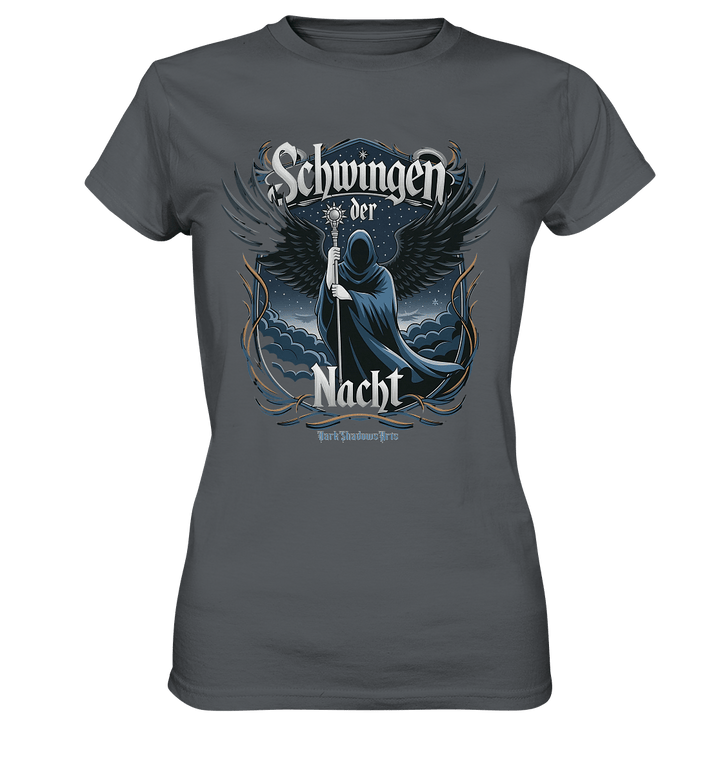 Schwingen der Nacht: Dunkle Eleganz und Mystik - Ladies Premium Shirt | Lady - Shirts | Dark Shadows Arts
