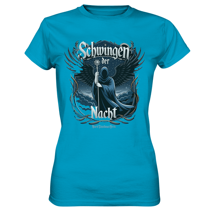 Schwingen der Nacht: Dunkle Eleganz und Mystik - Ladies Premium Shirt | Lady - Shirts | Dark Shadows Arts