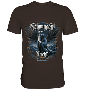 Schwingen der Nacht: Dunkle Eleganz und Mystik - Premium Shirt | Unisex - Shirts | Dark Shadows Arts
