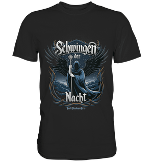Schwingen der Nacht: Dunkle Eleganz und Mystik - Premium Shirt | Unisex - Shirts | Dark Shadows Arts