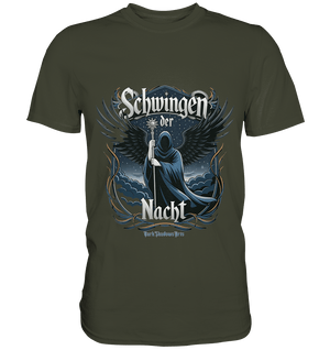 Schwingen der Nacht: Dunkle Eleganz und Mystik - Premium Shirt | Unisex - Shirts | Dark Shadows Arts