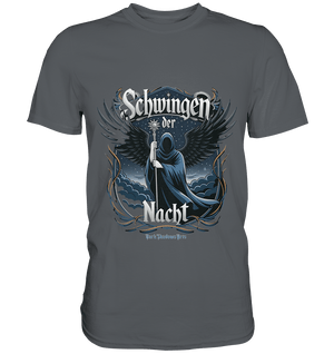 Schwingen der Nacht: Dunkle Eleganz und Mystik - Premium Shirt | Unisex - Shirts | Dark Shadows Arts