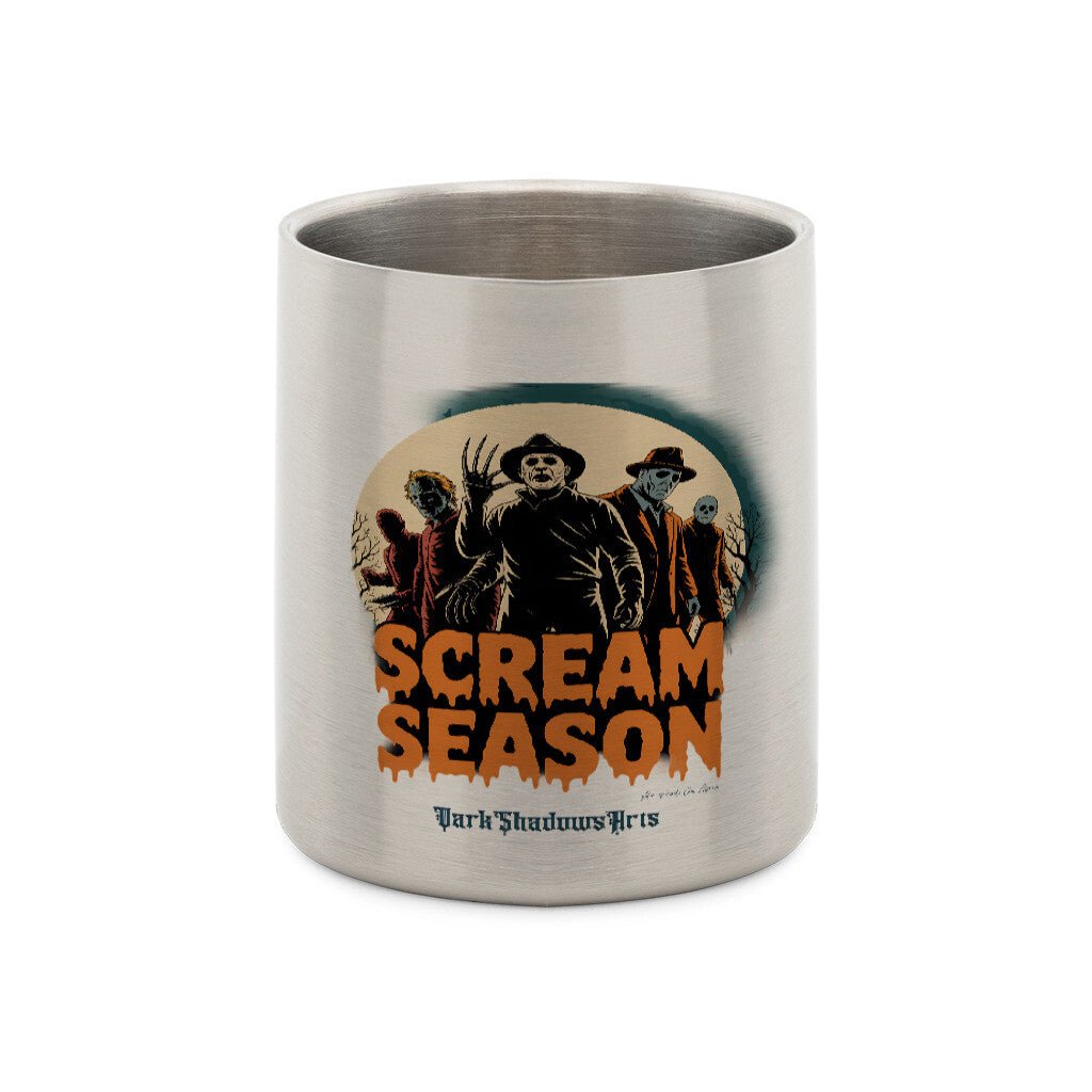 Scream Season - Edelstahl - Tasse mit Karabiner | Mug | Dark Shadows Arts