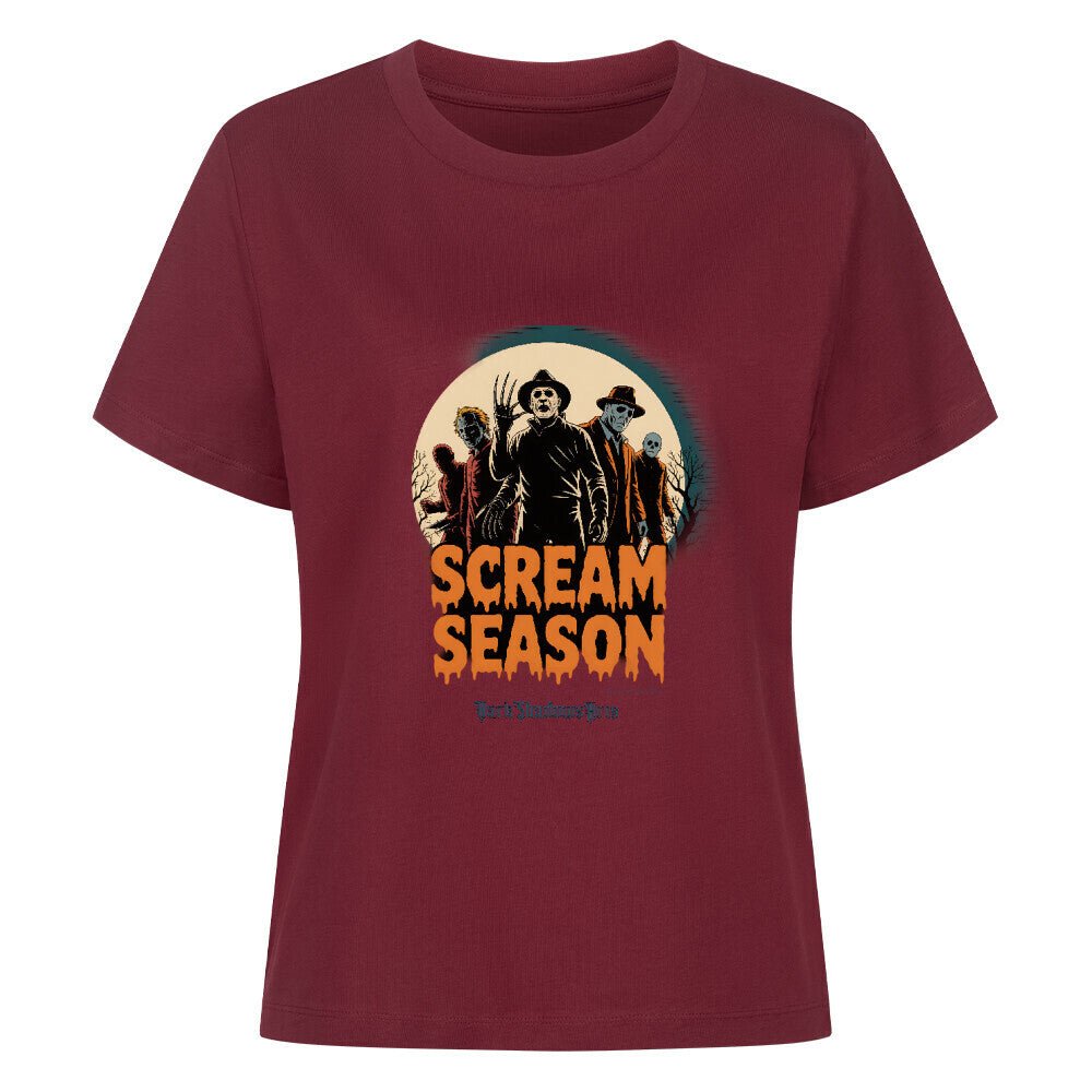 Scream Season - Premium Organic Shirt Women | T-Shirt | Dark Shadows Arts