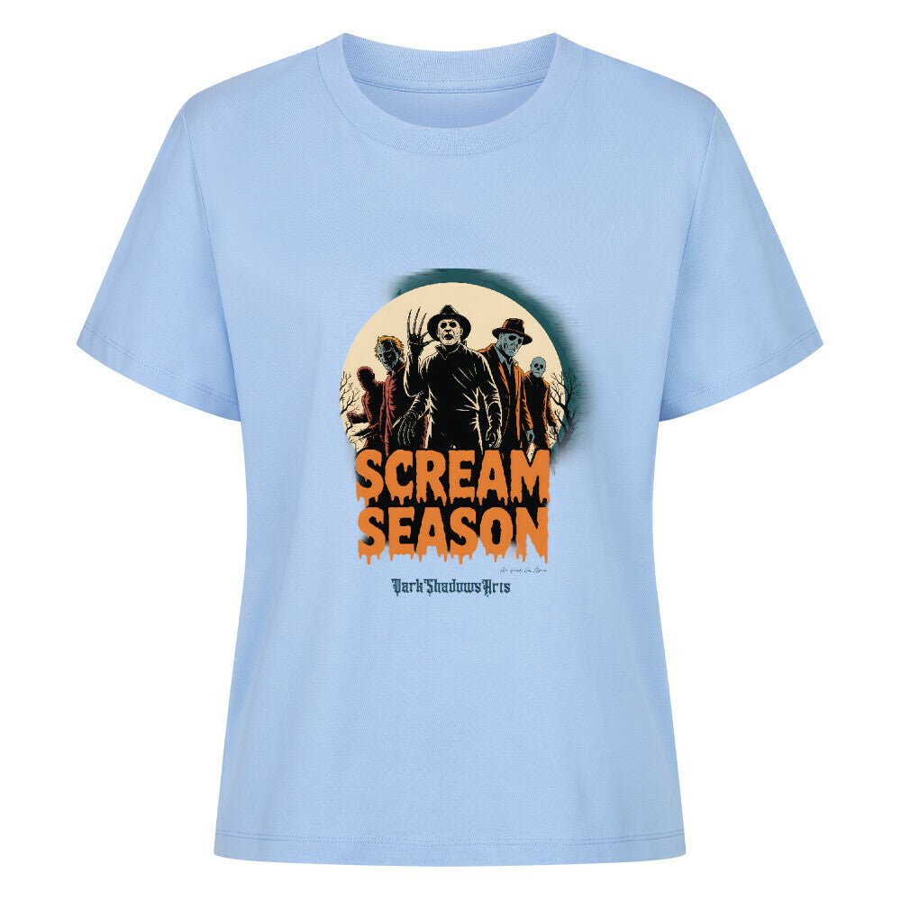 Scream Season - Premium Organic Shirt Women | T-Shirt | Dark Shadows Arts