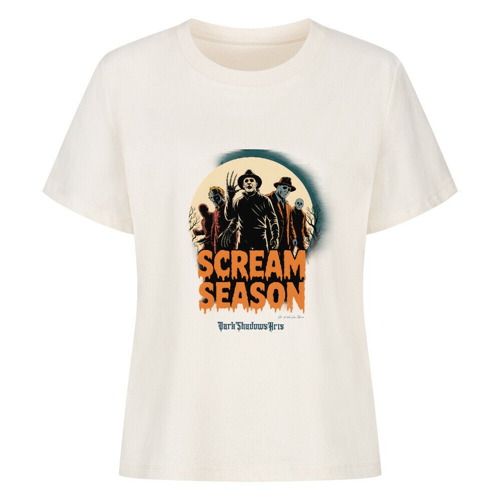 Scream Season - Premium Organic Shirt Women | T-Shirt | Dark Shadows Arts