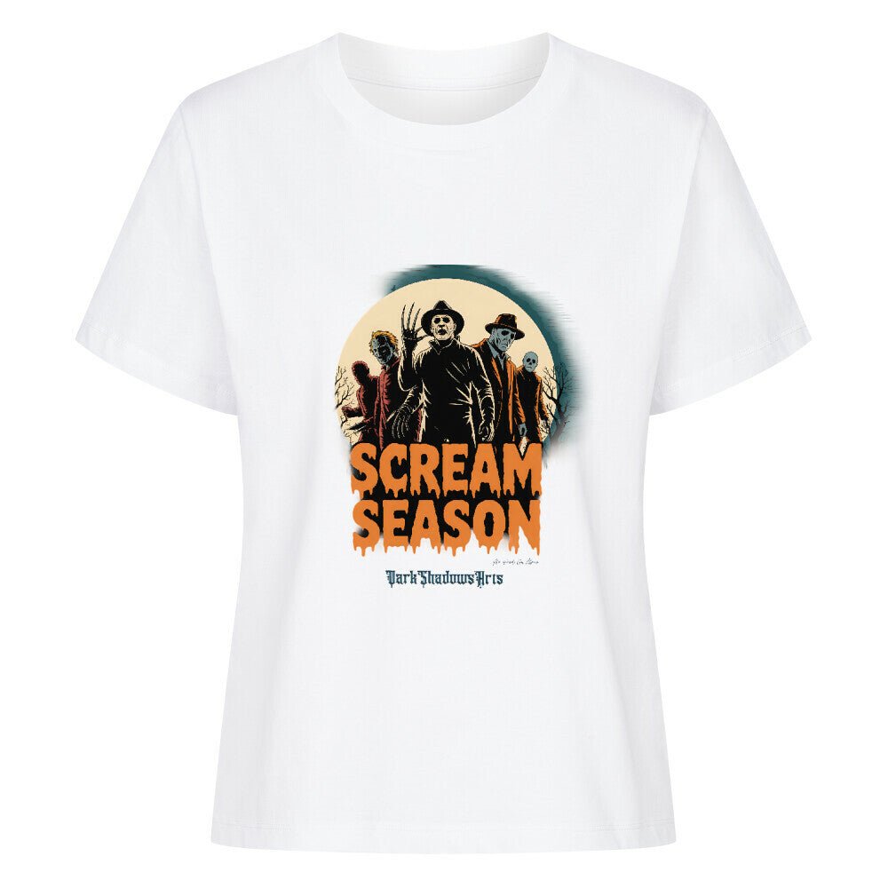 Scream Season - Premium Organic Shirt Women | T-Shirt | Dark Shadows Arts