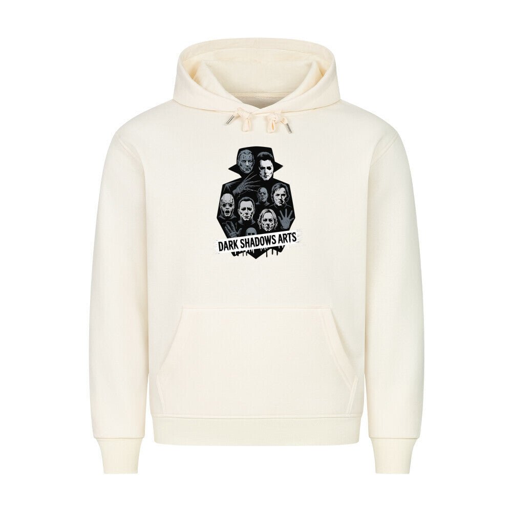 Screaming Shadows – Horrorfilm - Camouflage trifft Kult - Ikonen - HigherBlanks Premium Hoodie | Hoodie | Dark Shadows Arts