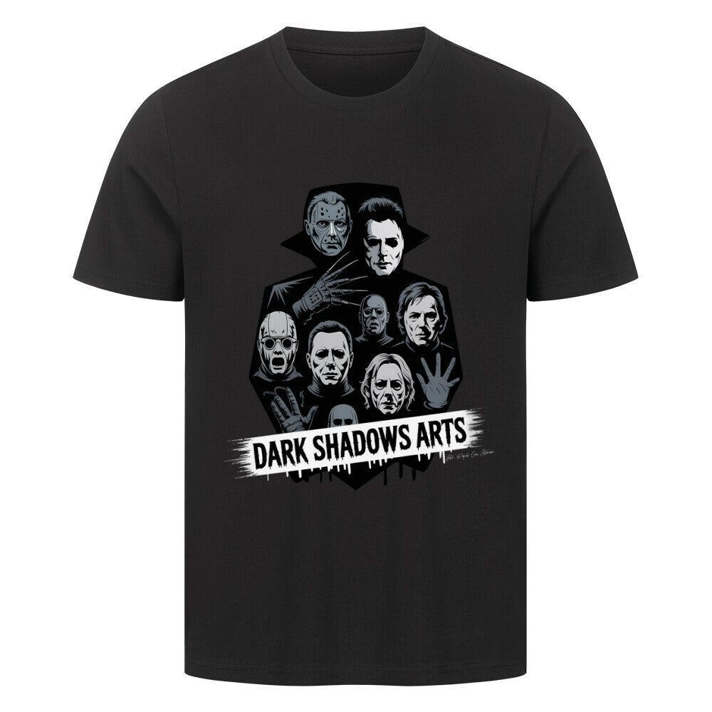 Screaming Shadows – Horrorfilm - Camouflage trifft Kult - Ikonen - HigherBlanks Premium T-Shirt | T-Shirt | Dark Shadows Arts