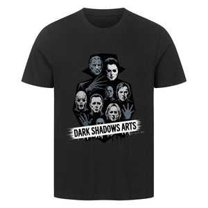 Screaming Shadows – Horrorfilm - Camouflage trifft Kult - Ikonen - HigherBlanks Premium T-Shirt | T-Shirt | Dark Shadows Arts