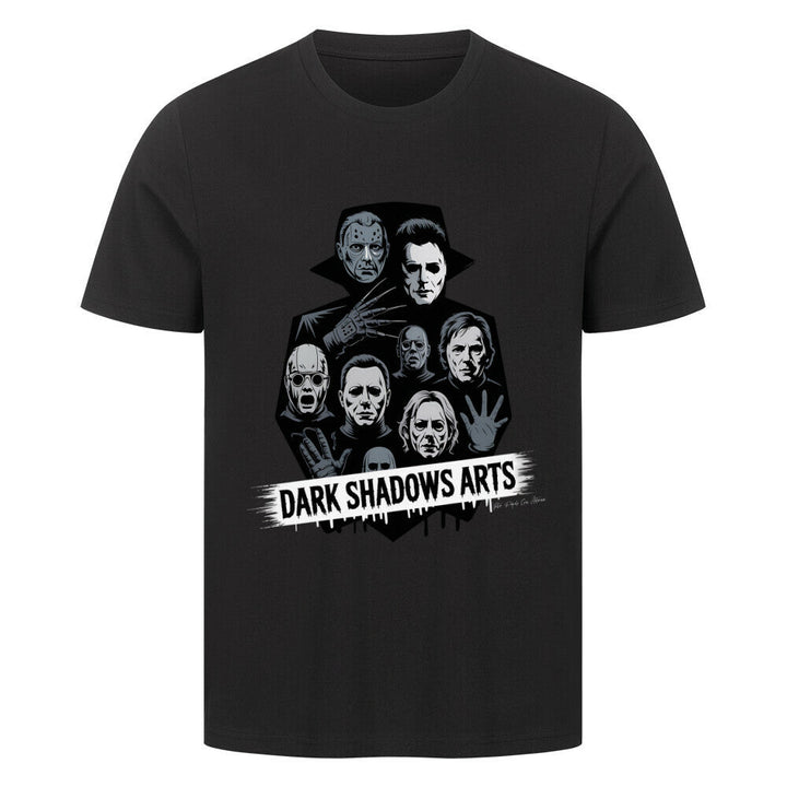 Screaming Shadows – Horrorfilm - Camouflage trifft Kult - Ikonen - HigherBlanks Premium T-Shirt | T-Shirt | Dark Shadows Arts
