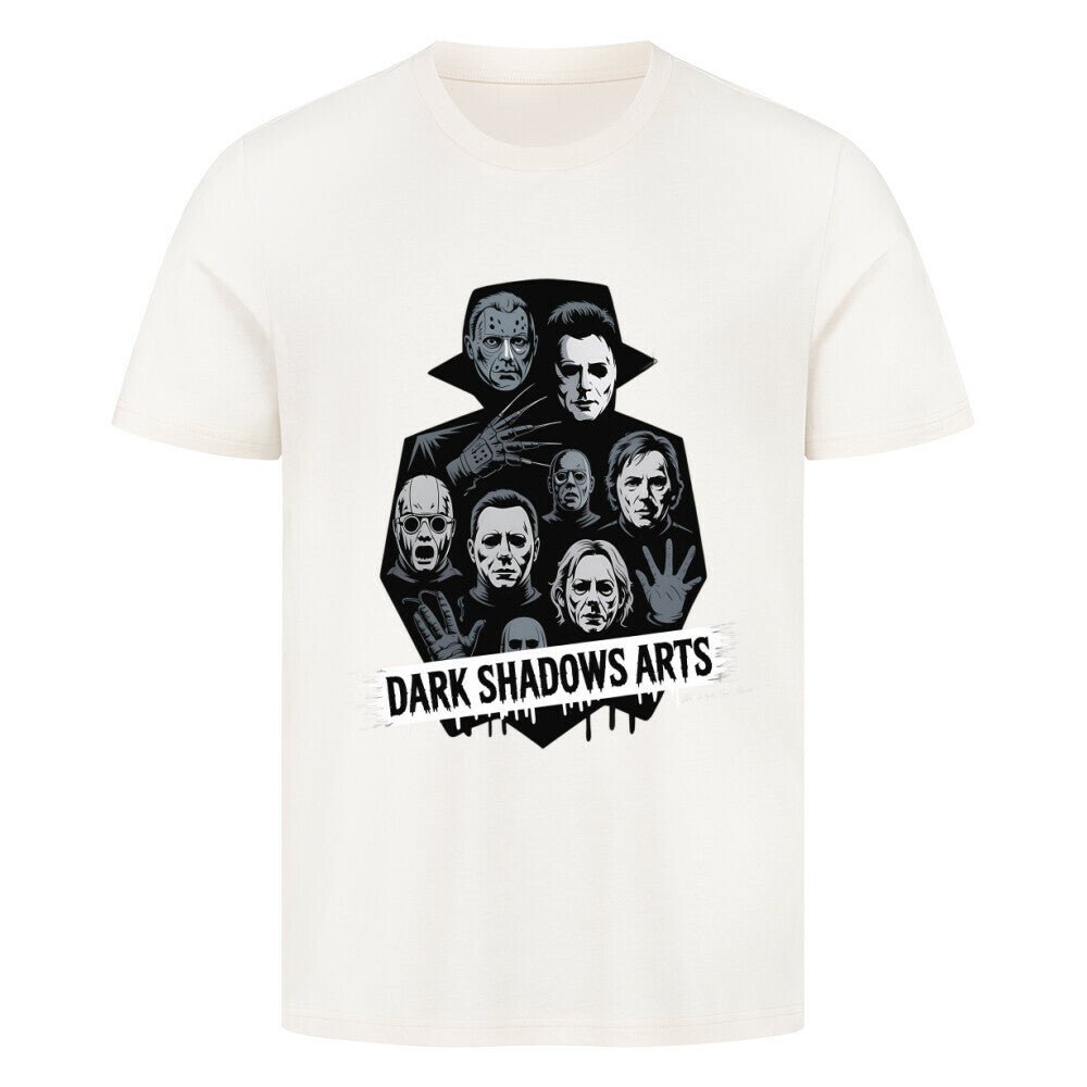 Screaming Shadows – Horrorfilm - Camouflage trifft Kult - Ikonen - HigherBlanks Premium T-Shirt | T-Shirt | Dark Shadows Arts