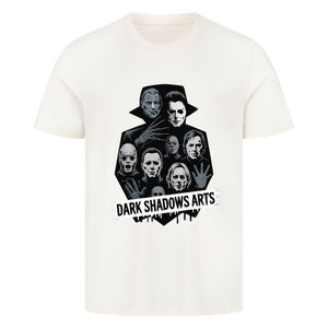 Screaming Shadows – Horrorfilm - Camouflage trifft Kult - Ikonen - HigherBlanks Premium T-Shirt | T-Shirt | Dark Shadows Arts