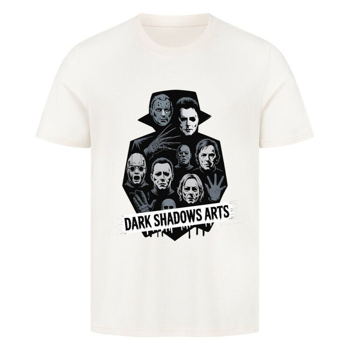 Screaming Shadows – Horrorfilm - Camouflage trifft Kult - Ikonen - HigherBlanks Premium T-Shirt | T-Shirt | Dark Shadows Arts