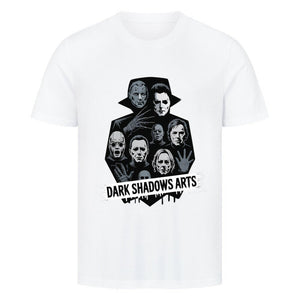 Screaming Shadows – Horrorfilm - Camouflage trifft Kult - Ikonen - HigherBlanks Premium T-Shirt | T-Shirt | Dark Shadows Arts