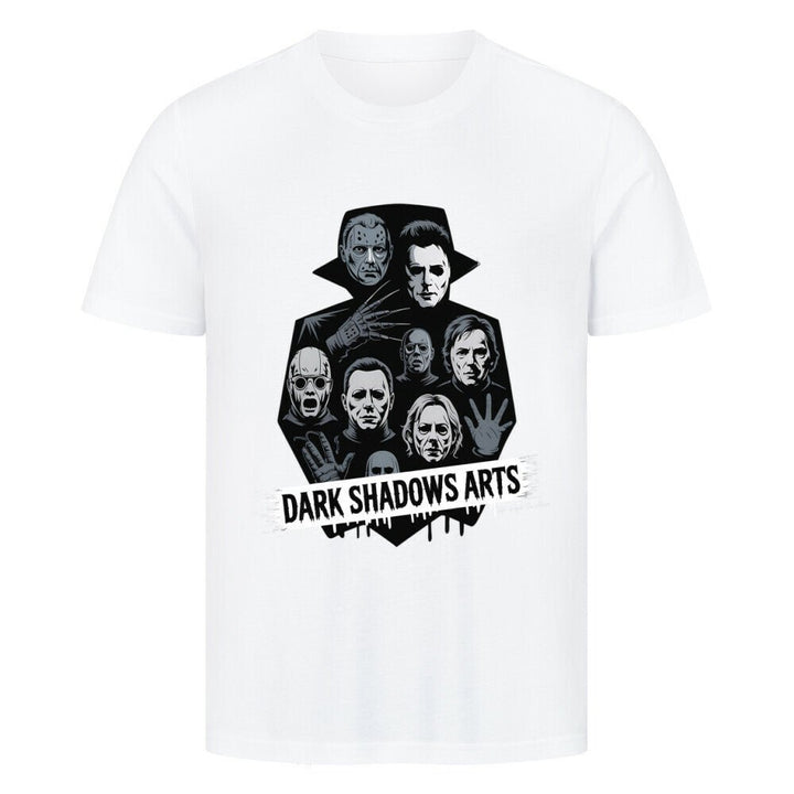 Screaming Shadows – Horrorfilm - Camouflage trifft Kult - Ikonen - HigherBlanks Premium T-Shirt | T-Shirt | Dark Shadows Arts